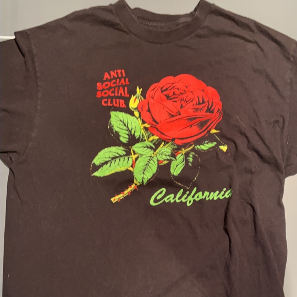 Anti social social club Los Angeles tee size xl used but in decent condition